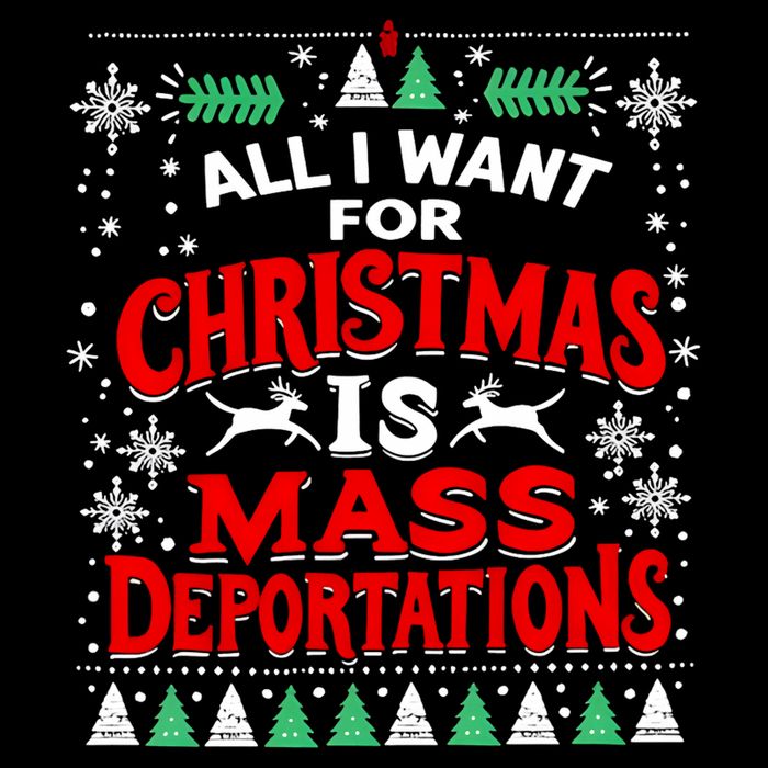All I Want For Christmas Is Mass Deportation Backpack