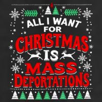 All I Want For Christmas Is Mass Deportation Golf Towel