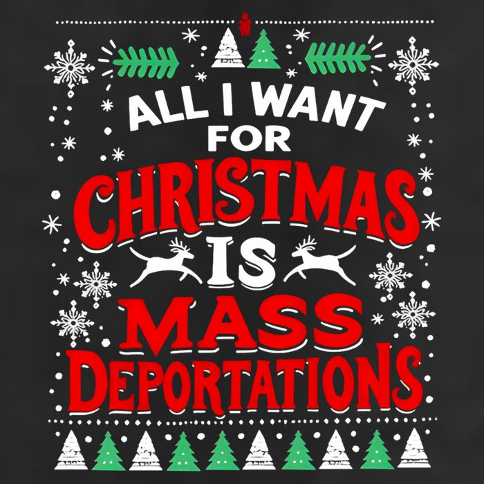 All I Want For Christmas Is Mass Deportation Golf Towel