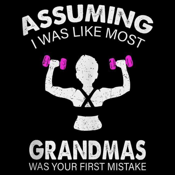 Assuming I Was Like Most Grandmas Workout Fitness Grandma 16 in Basic Backpack