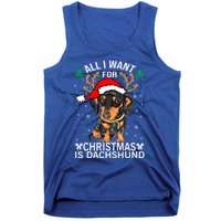 All I Want For Christmas Is More Dog Dachshund Christmas Funny Gift Tank Top