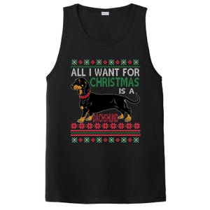 All I Want For Christmas Is A Dachshund Gift PosiCharge Competitor Tank