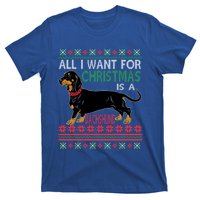 All I Want For Christmas Is A Dachshund Gift T-Shirt