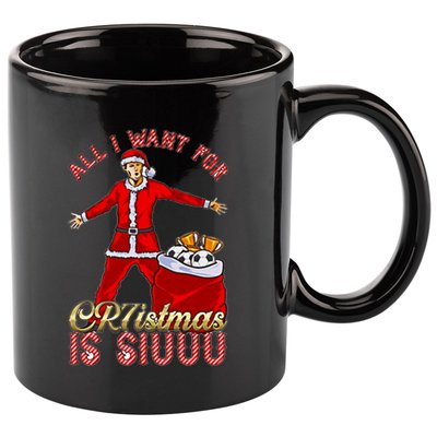 All I Want For Christmas Is Siuuu Funny Meaningful Gift Meaningful Gift 11oz C Handle Ceramic Mug