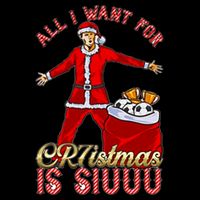 All I Want For Christmas Is Siuuu Funny Meaningful Gift Meaningful Gift Drawstring Bag