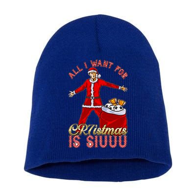 All I Want For Christmas Is Siuuu Funny Meaningful Gift Meaningful Gift Short Acrylic Beanie