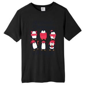 All I Want For Christmas Is A Penguin Xmas Funny Animal Cool Gift Tall Fusion ChromaSoft Performance T-Shirt