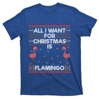 All I Want For Christmas Is A Flamingo Pink Ugly Sweater Meaningful Gift T-Shirt