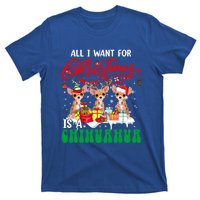 All I Want For Xmas Is A Chihuahua Three Santa Reindeer Dogs Cool Gift T-Shirt