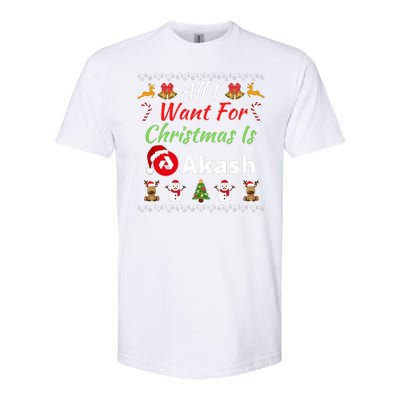 All I Want For Christmas Is Akash Akash Logo Akash Network Softstyle® CVC T-Shirt