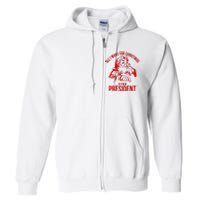 All I Want For Christmas Is A New President Funny Santa Xmas Full Zip Hoodie