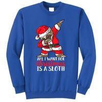 All I Want For Christmas Sloth Merry Slothmas Pajama Funny Gift Sweatshirt