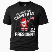 All I Want For Christmas Is A New President Cooling Performance Crew T-Shirt
