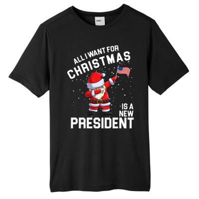 All I Want For Christmas Is A New President Tall Fusion ChromaSoft Performance T-Shirt