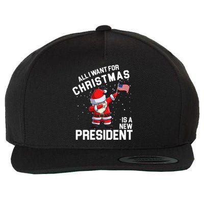 All I Want For Christmas Is A New President Wool Snapback Cap