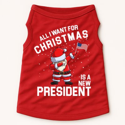 All I Want For Christmas Is A New President Doggie Tank