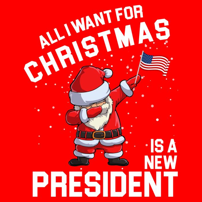 All I Want For Christmas Is A New President Poster