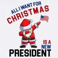 All I Want For Christmas Is A New President Garment-Dyed Sweatshirt