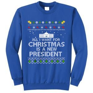 All I Want For Christmas Is A New President Xmas Pajama Cute Gift Sweatshirt