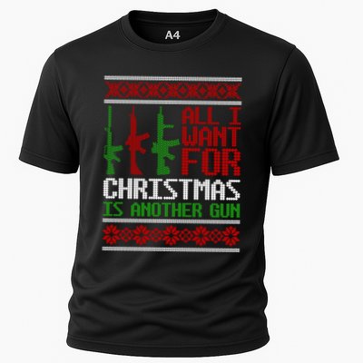 All I Want Is Guns Ugly Christmas Hunting Military Gift Performance Shirt