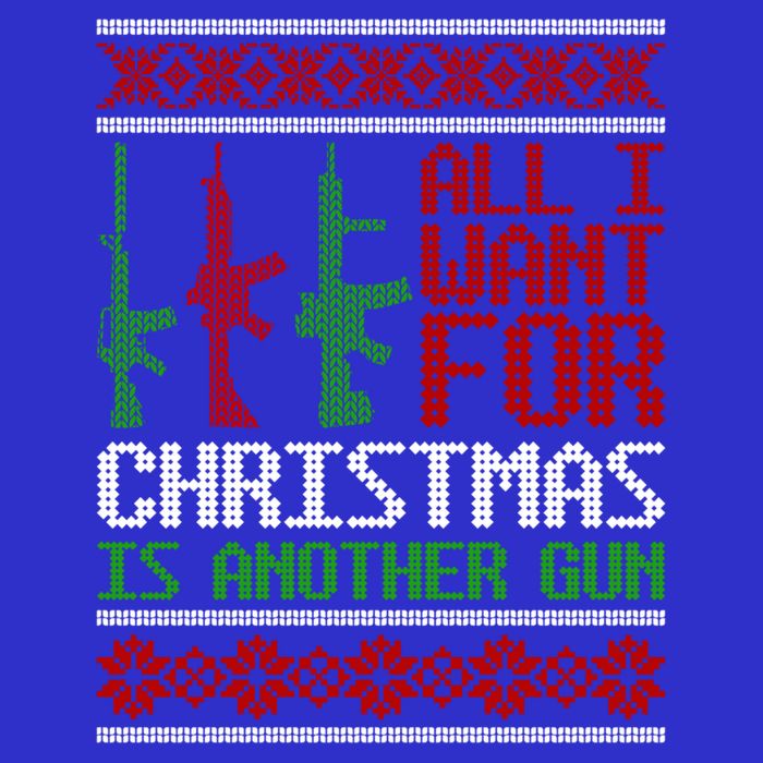 All I Want Is Guns Ugly Christmas Hunting Military Gift 16 in Basic Backpack