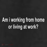 Am I Working From Home Or Living At Work 25L Jumbo Tote