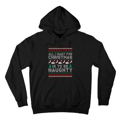 All I Want For Christmas Is To Be Naughty Hoodie