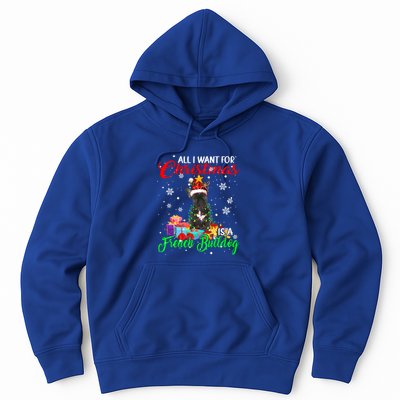 All I Want For Christmas Is A French Bulldog Santa Reindeer Gift Hoodie