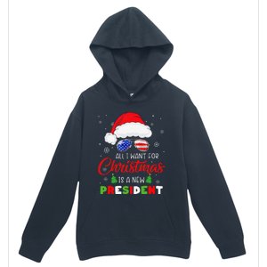 All I Want For Christmas Is A New President Xmas USA Santa Urban Pullover Hoodie