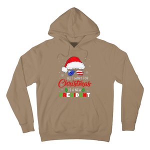 All I Want For Christmas Is A New President Xmas USA Santa Hoodie