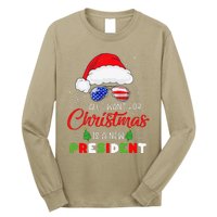 All I Want For Christmas Is A New President Xmas USA Santa Long Sleeve Shirt