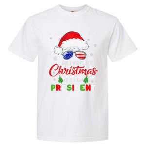 All I Want For Christmas Is A New President Xmas USA Santa Garment-Dyed Heavyweight T-Shirt