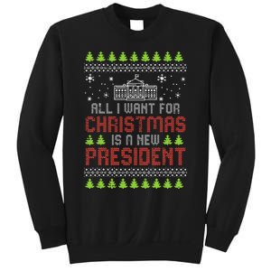 All I Want For Christmas New President Ugly Xmas Sweatshirt