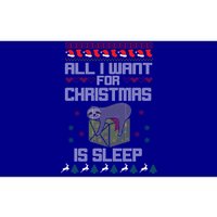 All I Want For Christmas Is Sleep Funny Xmas Pajama Costume Funny Gift Bumper Sticker