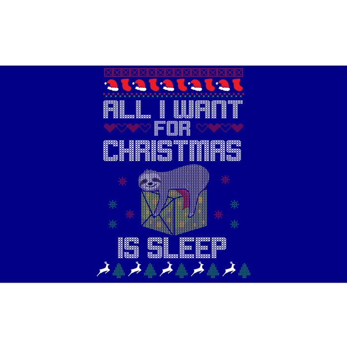 All I Want For Christmas Is Sleep Funny Xmas Pajama Costume Funny Gift Bumper Sticker