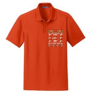 All I Want Is More Guns Collector Hunting Ugly Christmas Dry Zone Grid Polo