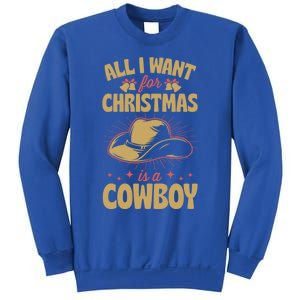 All I Want For Christmas Is A Cow Funny Cute Horse Great Gift Sweatshirt