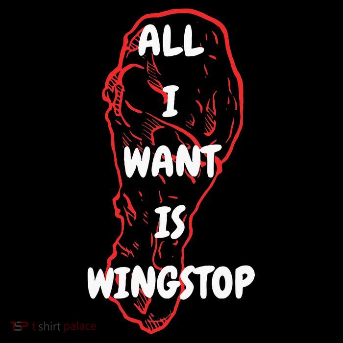 All I Want Is Wingstop Funny Apparel Pom Pom 12in Knit Beanie