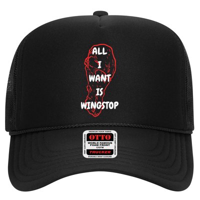 All I Want Is Wingstop Funny Apparel Trucker Hat
