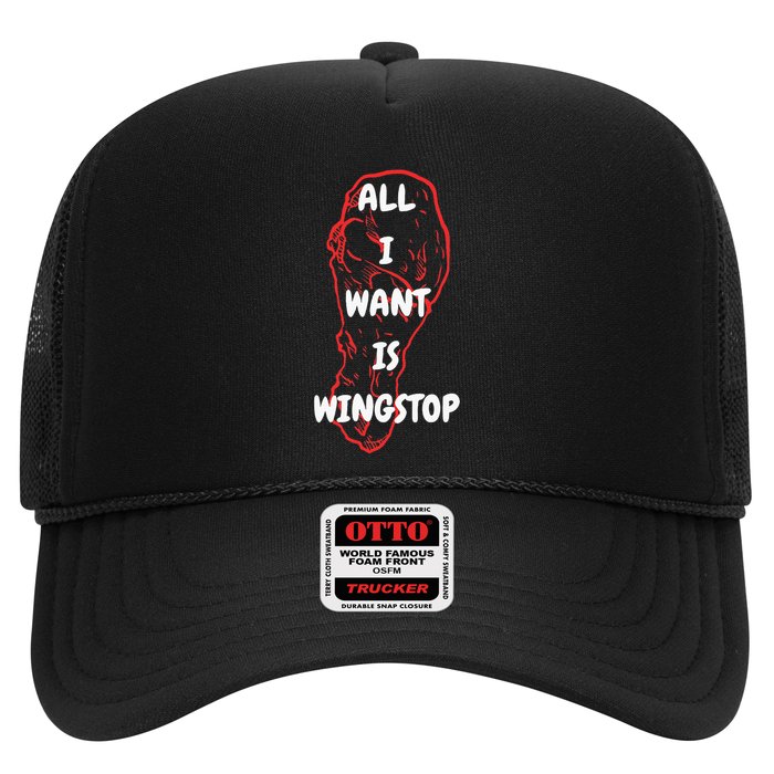 All I Want Is Wingstop Funny Apparel Hat