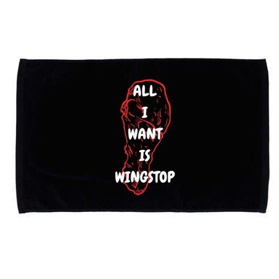 All I Want Is Wingstop Funny Apparel Microfiber Hand Towel