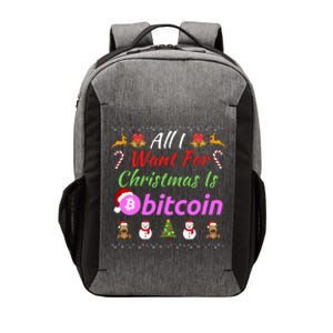 All I Want For Christmas Is Bitcoin, Bitcoin Plan B, Funny Retirement Plan Vector Backpack