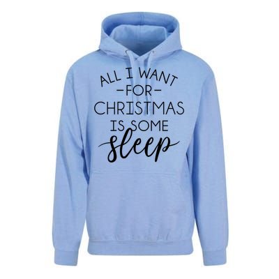 All I Want For Christmas Is Sleep Gift Unisex Surf Hoodie