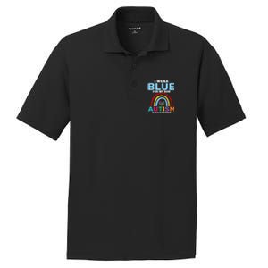 Autism I Wear For My Son Autism Awareness Month Autism Mom Funny Gift PosiCharge RacerMesh Polo