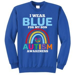 Autism I Wear For My Son Autism Awareness Month Autism Mom Funny Gift Sweatshirt