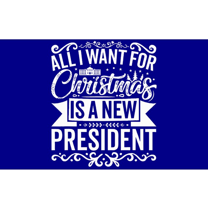 All I Want For Christmas Is A New President Xmas Sweater  Bumper Sticker