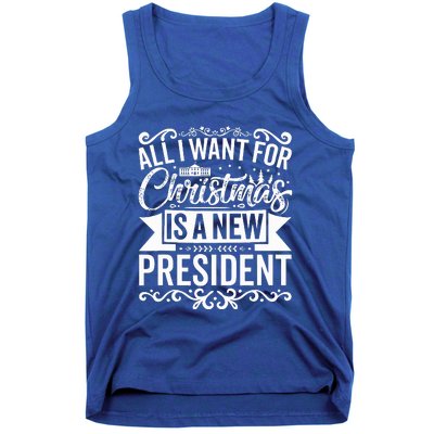 All I Want For Christmas Is A New President Xmas Sweater  Tank Top