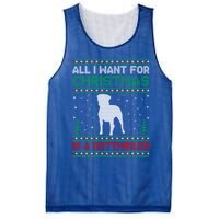 All I Want For Xmas Is A Rottweiler Dog Ugly Xmas Sweater Cute Gift Mesh Reversible Basketball Jersey Tank