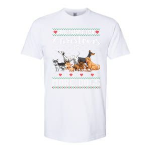 All I Want For Christmas Is More Dogs Ugly Xmas Gift Softstyle CVC T-Shirt