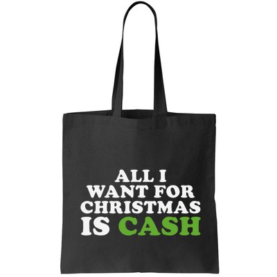All I Want For Christmas Is Cash Bag